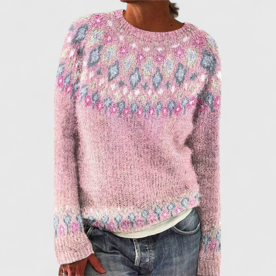 Victoria - Retro Scandinavian knitted sweater