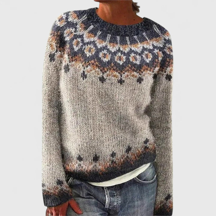 Victoria - Retro Scandinavian knitted sweater