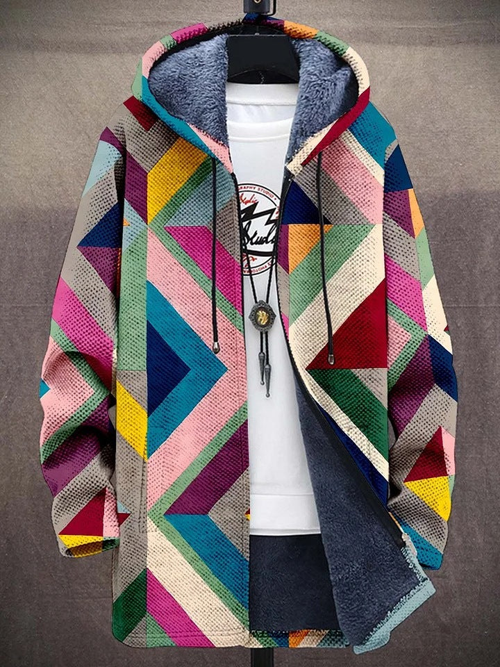 Emilia - Luxurious, artistically inspired zip-up hoodie