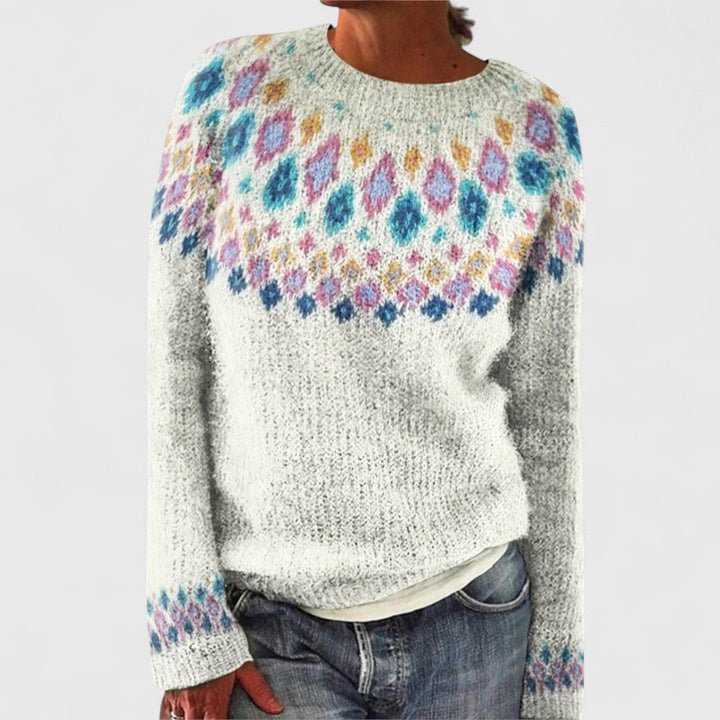 Victoria - Retro Scandinavian knitted sweater
