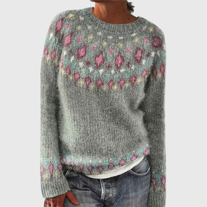 Victoria - Retro Scandinavian knitted sweater