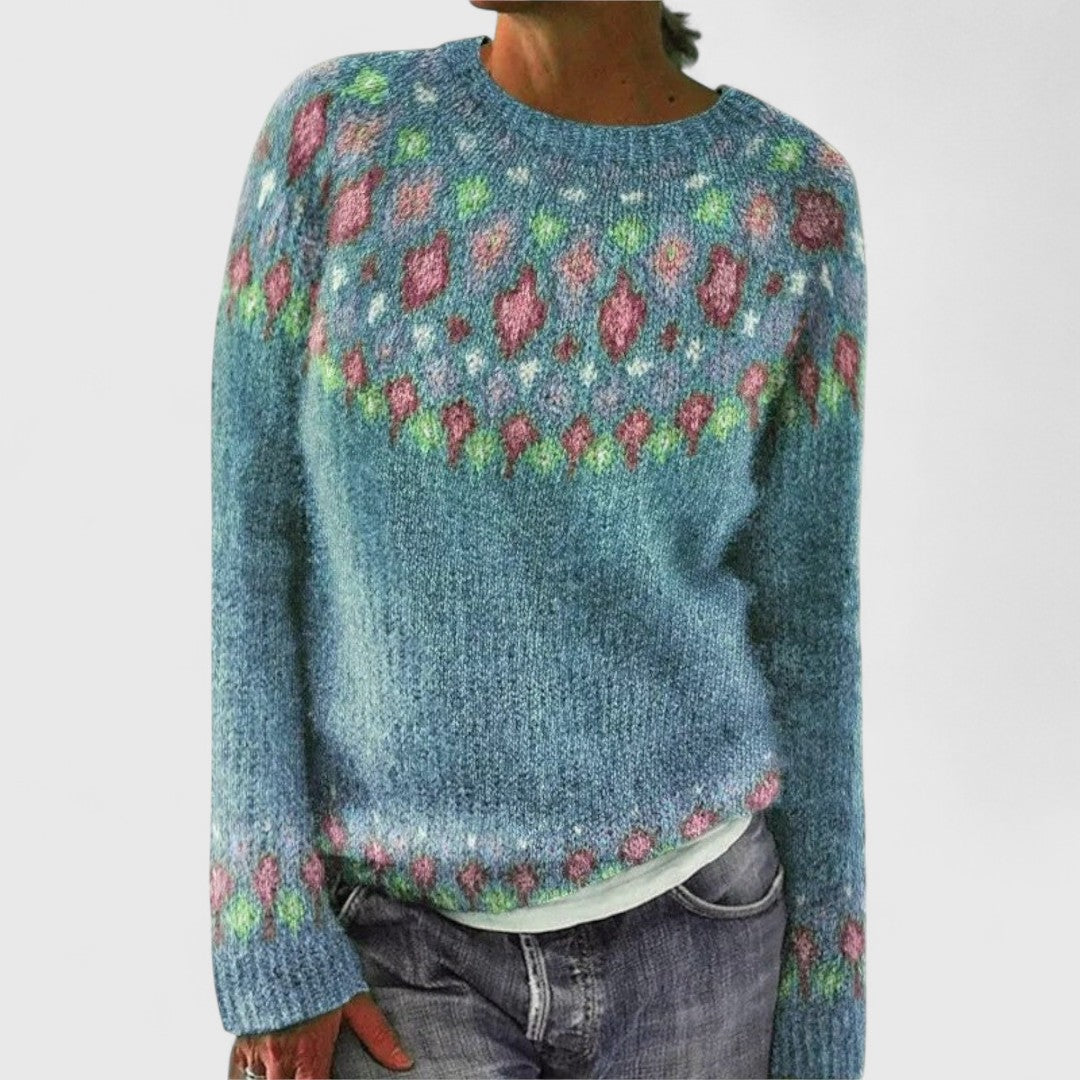 Victoria - Retro Scandinavian knitted sweater