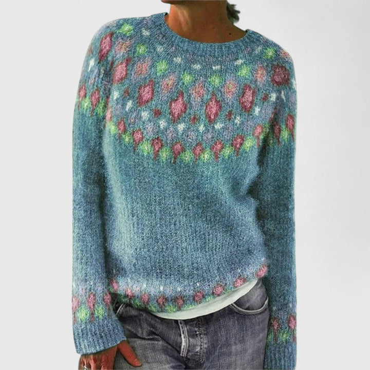 Victoria - Retro Scandinavian knitted sweater