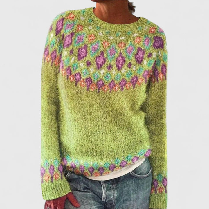 Victoria - Retro Scandinavian knitted sweater